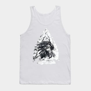 Arrowhead Hunter Indian Chief Relic Hunting Native American Tank Top